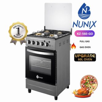 Nunix Standing Cooker 4‑Gas Burner + Gas Oven