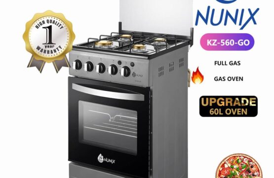 Nunix Standing Cooker 4‑Gas Burner + Gas Oven