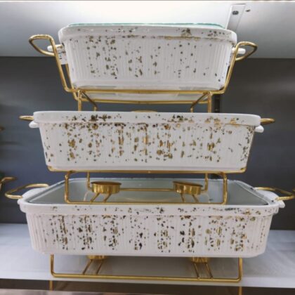 Ceramic cheffing/serving dishes