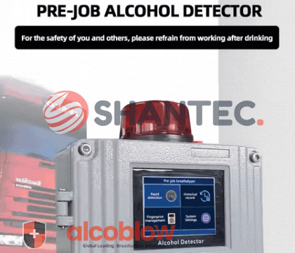 AlcoblowPro Model ZM100 wall mounted Alcohol Tester breathalyzer