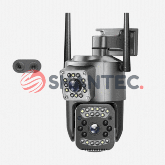 Dual Screen 4G CCTV Sim Card CCTV DUO LENS Camera