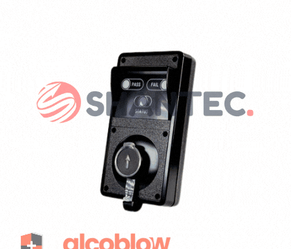 AlcoblowPro Automated No-Contact Entrance Breathalyser EBS010 on Hydraulic Bracket