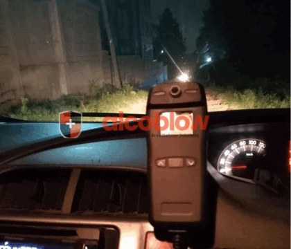 AlcoblowPro® ALC-306 Vehicle-Mounted Alcohol Tester with Camera & GPS