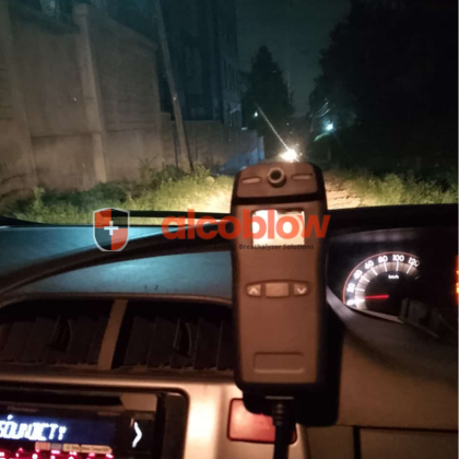AlcoblowPro® ALC-306 Vehicle-Mounted Alcohol Tester with Camera & GPS