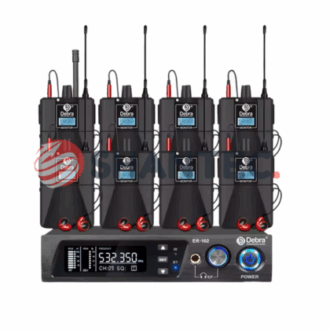 Pro Audio 8-Channel UHF Wireless In-Ear Monitor System with LED Display